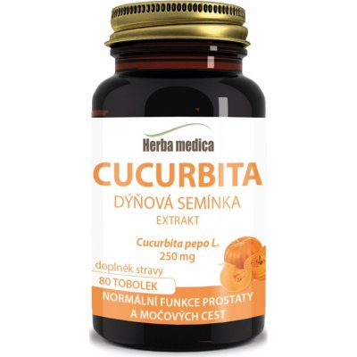 Herba medica Cucurbita dýňová semínka extrakt 250 mg 80 měkkých tobolek