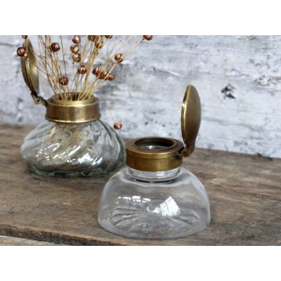 Skleněná francouzská dekorační váza Old French - Ø 8*6cm - Chic Antique – Hledejceny.cz