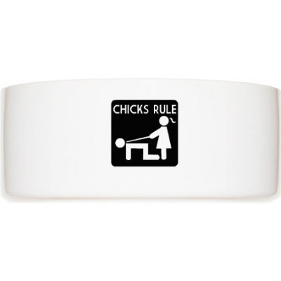 Popelník Chicks rule – Zboží Mobilmania