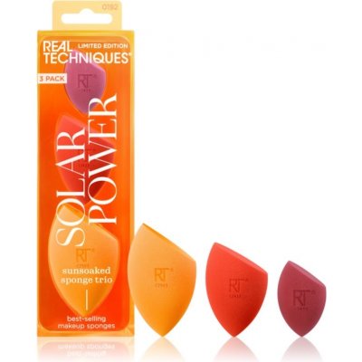 Real Techniques Solar Power Sunsoaked Sponge 3 ks – Sleviste.cz
