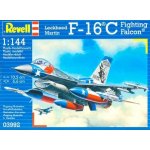 Revell slepovací model Lockheed Martin F-16 C Fighting Falcon 1:144 – Zbozi.Blesk.cz