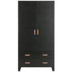 Woood Dian černá 94 x 180 x 40 cm – Zboží Mobilmania