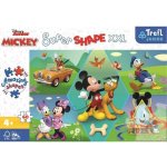 TREFL Super Shape XXL Mickey Mouse: Zábava 60 dílků – Zboží Mobilmania