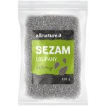 Allnature Sezam černý loupaný 100 g – Zboží Dáma
