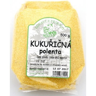 Zdraví z přírody Polenta kukuřičná 0,5 kg – Zboží Dáma