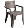 Zahradní židle a křeslo KETER JULIE zahradní židle, 61,5 x 58,5 x 79 cm, cappuccino 17209497