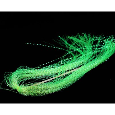 Sybai Streamerové Vlasy Magnum Crystal Flash Hair Fluo Chartreuse 27cm – Hledejceny.cz