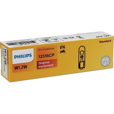 Philips 12516 W1,2W W2x4,6d 12V 1,2W – Zboží Mobilmania