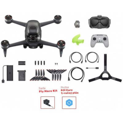 DJI FPV Combo + DJI Care Refresh (1letý plán) + Fly More Kit – Hledejceny.cz