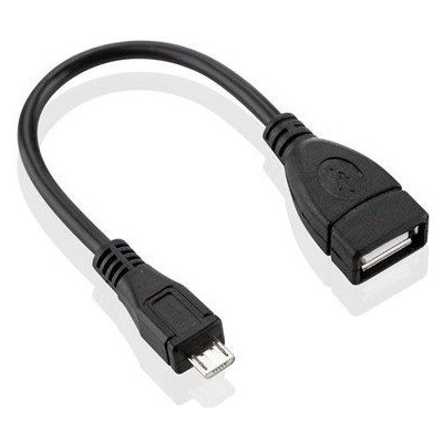 Kabel GoGEN USB/micro USB, OTG - černý