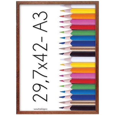TRADAG Polaris hnědý 29,7 x 42 /A3/ plexi – Sleviste.cz