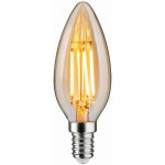 Paulmann 1879 Filament 230V 3-krokové-stmívatelné LED svíčka E14 3 Step Dim 4,9W 1800K stmívatelné zlatá – Hledejceny.cz
