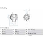 Alternátor BOSCH 0 986 048 771