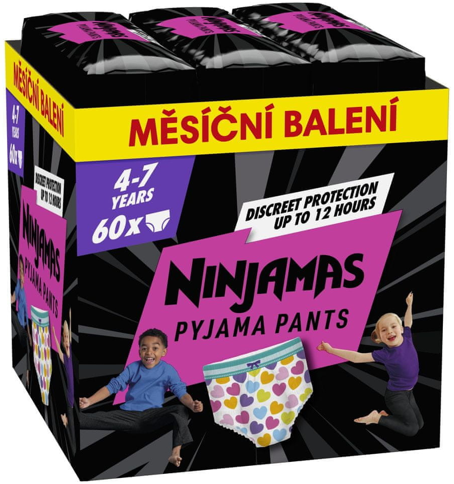 Pampers Pants Srdíčka 60 ks