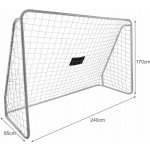 Trizand 21268 Fotbalová branka s plachtou 170 x 240 x 85 cm – Zboží Dáma