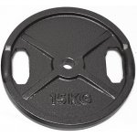 FitnessLine Kotouč litinový 30 mm - 15 kg – Zboží Dáma