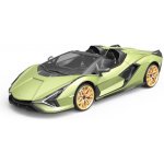 RE.EL Toys RC auto Lamborghini Sian zelená metalíza proporcionální RTR LED 2,4GHz 1:12 – Hledejceny.cz