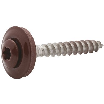 HPM TEC Klempířský vrut NEREZ A2 - lakovaný v barvách RAL, zápustná hlava s těsnící podložkou RAL a velikost: RAL7016 4,5x35 mm – Hledejceny.cz