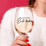 Ahome Sklenice na víno Od zítra budu hodná 450 ml – Zbozi.Blesk.cz