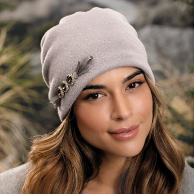 Krumlovanka Dámská zimní čepice šedá Woolmark W-0914/529 – Hledejceny.cz