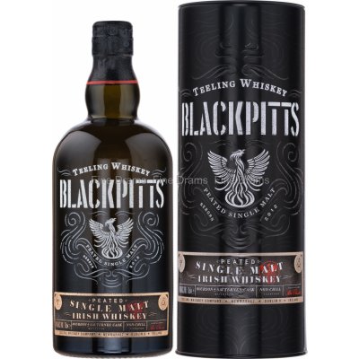 Teeling Blackpitts Peated Single Malt 46% 0,7 l (tuba)