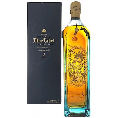 Johnnie Walker Blue Label Zodiac Rooster 40% 1 l (holá láhev) – Zboží Mobilmania