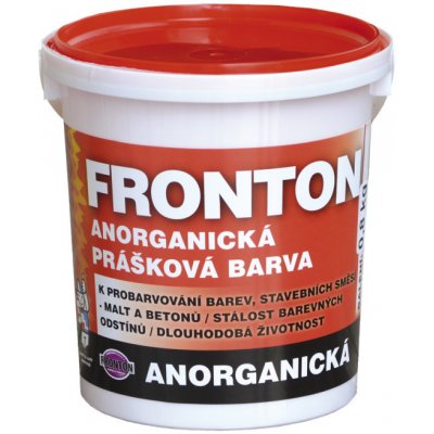 Barvy A Laky Hostivař Fronton prášková barva do stavebních směsí malt a betonů, 0847 tmavě červená, 800 g