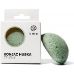 Two Cosmetics konjac houbička se zeleným jílem – Zboží Dáma