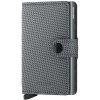 Pouzdro na doklady a karty Secrid Miniwallet Carbon Cool Grey