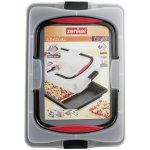 Zenker plech na pečení s přepravním poklopem plech na pečení Teflon nepřilnavý 290x420x40 mm – Zboží Mobilmania