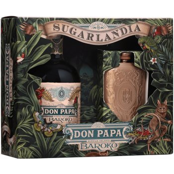 Don Papa Baroko 40% 0,7 l (dárkové balení placatka)