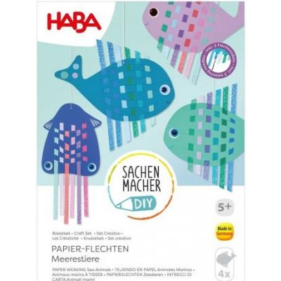 Haba Kreativní sada Proplétání papíru Mořská zvířátka – Hledejceny.cz