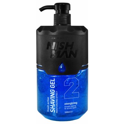 Nish Man Energizing průhledný gel na holení 1000 ml – Zboží Dáma