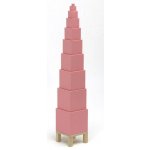 Montessori A040 Růžová věž – Zboží Dáma