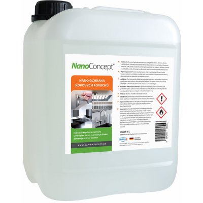 NanoConcept Ochrana na kovy, chrom, ušlechtilou ocel 5000 ml – Zboží Dáma