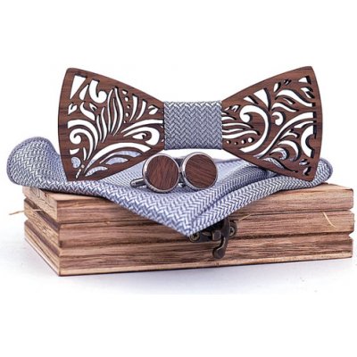 Knoflickarna.CZ dřevěné manžetové knoflíčky s motýlkem Johanesburg – Zboží Mobilmania