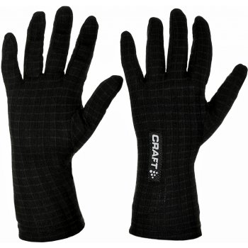 Craft Warm Wool podvlékací rukavice černá