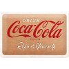Obraz Nostalgic Art Plechová cedule Coca-Cola Cardboard Logo 20 x 30 cm