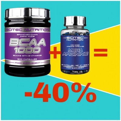 Scitec Nutrition BCAA 1000 300 kapslí – Hledejceny.cz