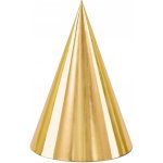 PartyDeco Párty kloboučky zlaté 6ks – Sleviste.cz