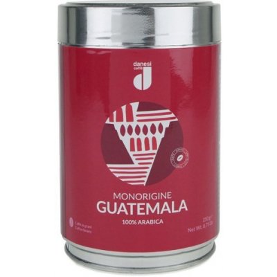 Danesi caffe Guatemala Monorigine 100% Arabica dóza 250 g – Zboží Mobilmania