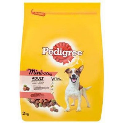 Pedigree Adult Mini s hovězím a drůbežím 2 kg – Zboží Mobilmania