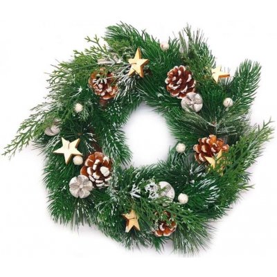 GOBA Vánoční věnec jehličí 32 cm – Hledejceny.cz