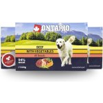 Ontario Adult Dog Beef with vegetable 320 g – Zboží Mobilmania