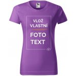 Dámské tričko s potiskem Fialová – Sleviste.cz