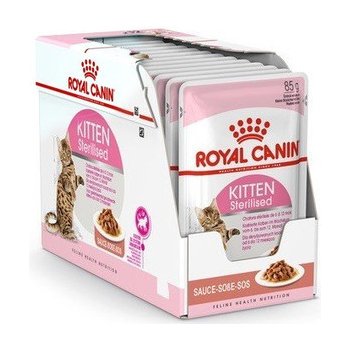 Royal Canin Kitten Sterilised Gravy 12 x 85 g