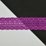 Prima-obchod Bavlněná krajka šíře 38 mm paličkovaná, barva Fuchsiová – Hledejceny.cz