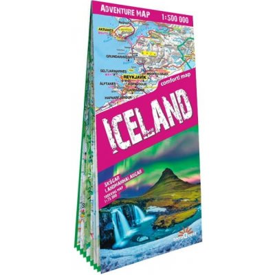 Terraquest vydavatelství mapa Iceland (Island) 1:500 t. lamino