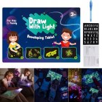 Kreslící svítící tabulka A4 kreslení světlem – Zboží Dáma