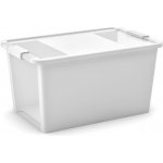 KIS Bi box L 40 litrů kombinace průhledná/bílá barva – Hledejceny.cz